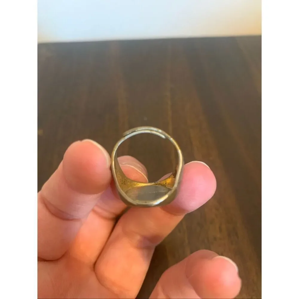 Vintage 1950s/1960s Mickey Mouse Adjustable Gold Color Ring